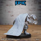 #6431 - Figurine Dragonborn Mage Firebreath en résine pour JDR