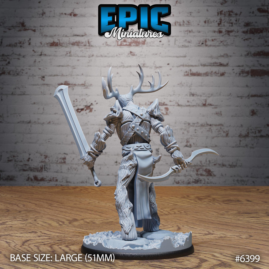 Figurine JDR Tree Guard pour jeu de rôle - Imprimée en résine - Échelle 32mm - Epic Miniature