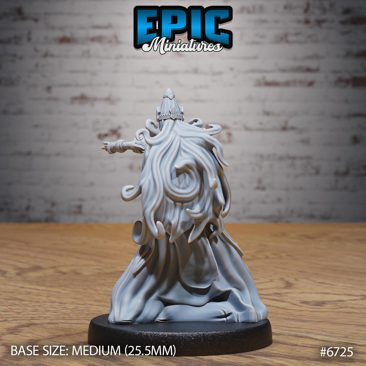 #6725 - Resin Experienced Lich Spellcast Miniature for RPG