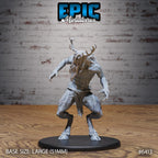 Figurine JDR Satyr Half-Giant pour jeu de rôle - Imprimée en résine - Échelle 32mm - Epic Miniature