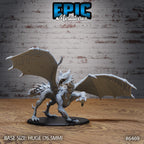 #6469 - Figurine Armored Dragon Attack en résine pour JDR