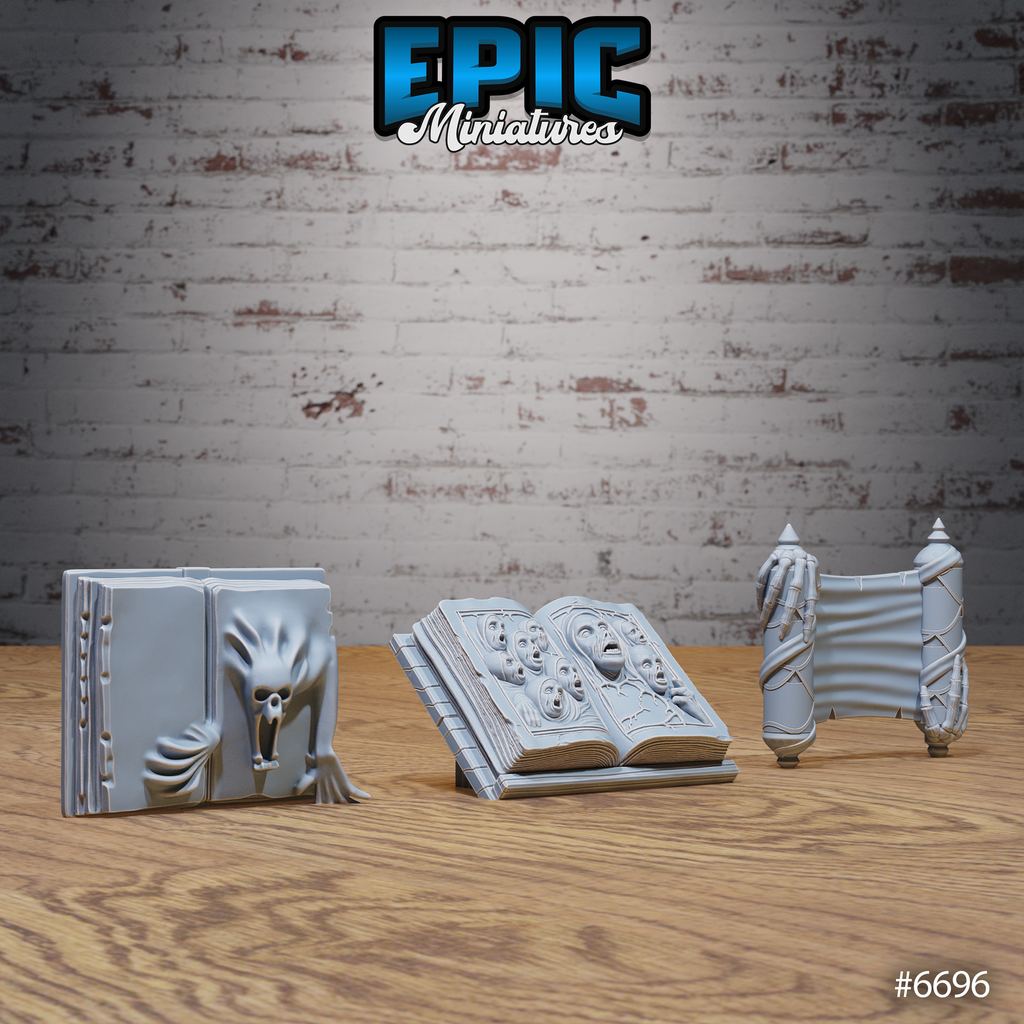 #6696d - Figurine Lich Crypt Scatter en résine pour JDR