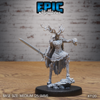 #7120 - Figurine Green Knight Guardian Victory en résine pour JDR