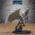 #7123 - Figurine Wind Goddess Avatar Spear en résine pour JDR