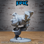 #7104 - Figurine Arcane Stone Golem Smash en résine pour JDR