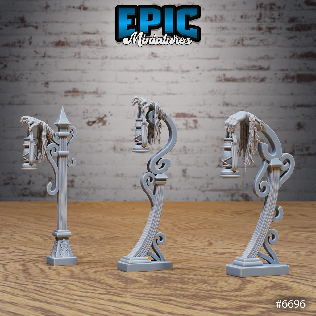 #6696k - Figurine Lich Crypt Scatter en résine pour JDR