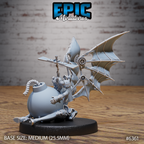 Dire Spider RPG miniature for role-playing games - Resin printed - 28mm and 32mm scale - Epic Miniature