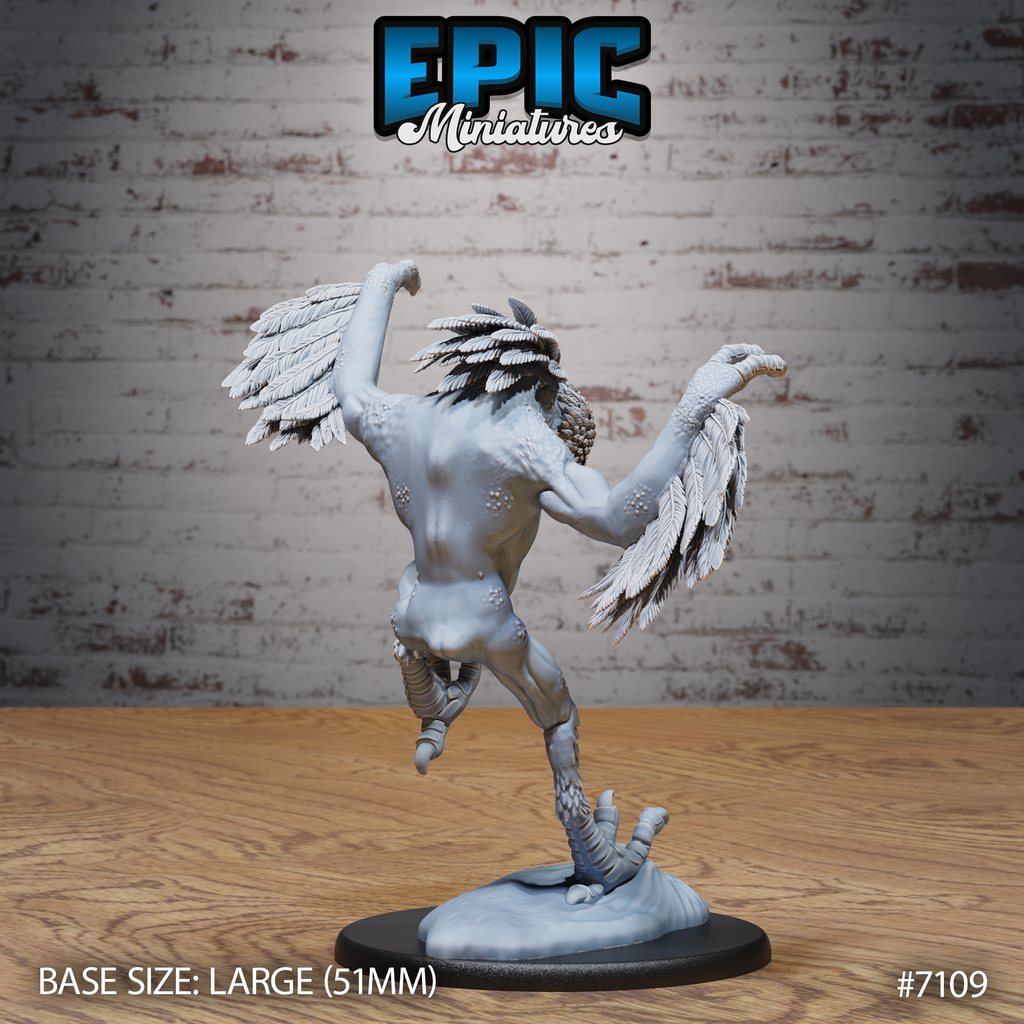 #7109 - Figurine Pincer Owl Beast Attack en résine pour JDR