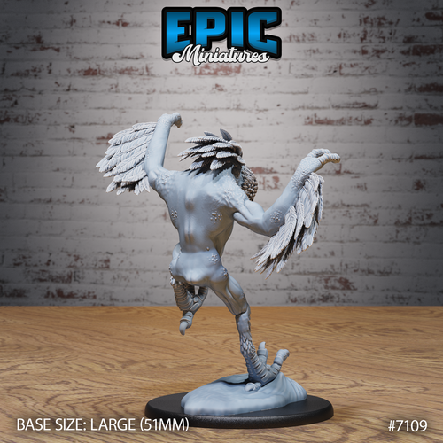 #7109 - Figurine Pincer Owl Beast Attack en résine pour JDR