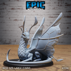 #7096 - Figurine Fairy Dragon Rest en résine pour JDR