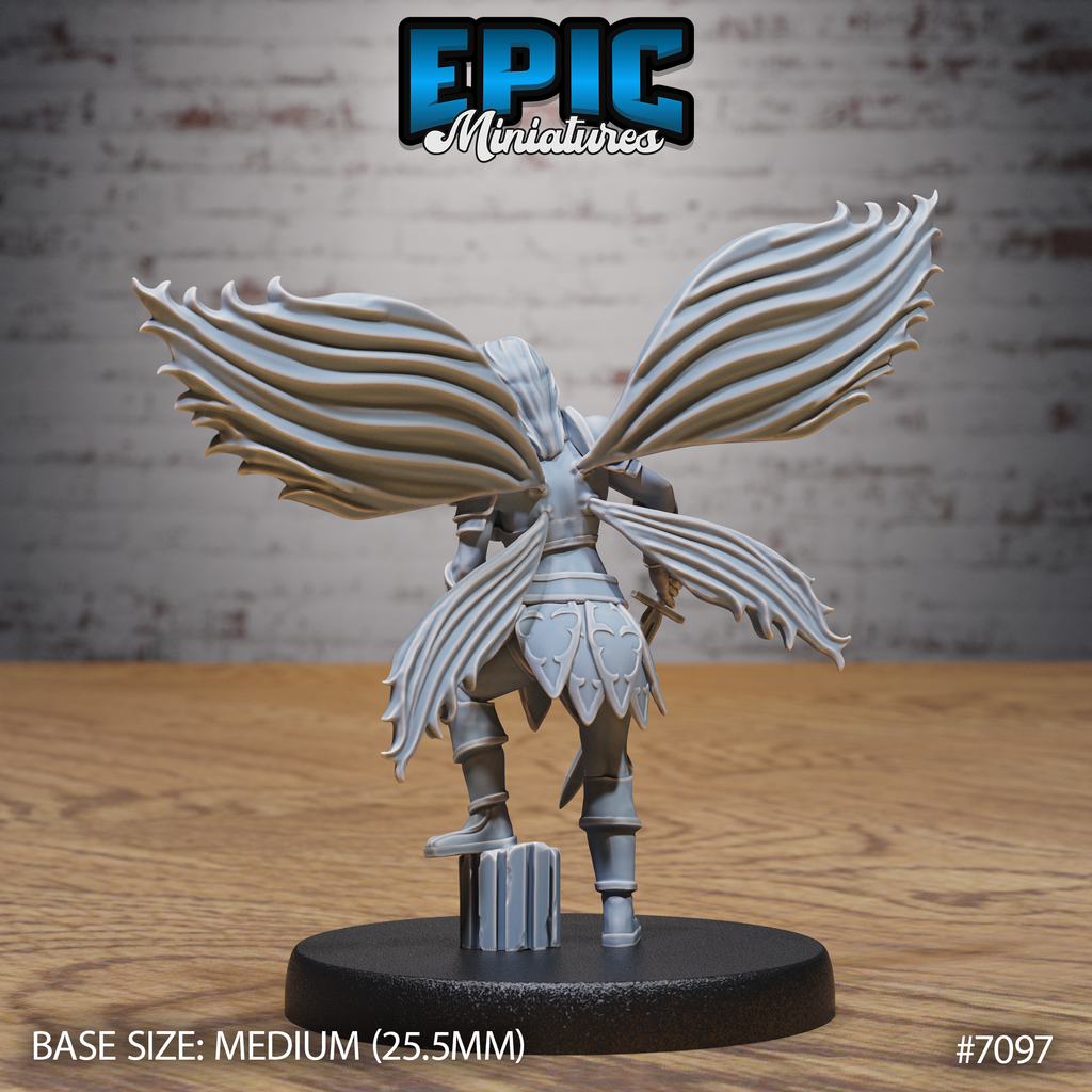 #7097 - Figurine Fey Folk Knight en résine pour JDR