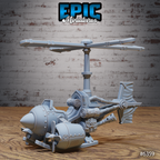 #6359 - Figurine Dwarven Helicopter en résine pour JDR