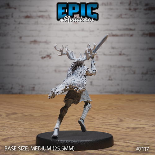 #7117 - Figurine Green Knight Guardian en résine pour JDR