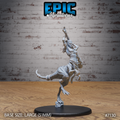 #7130 - Figurine Raptor Centaur Female Attack en résine pour JDR