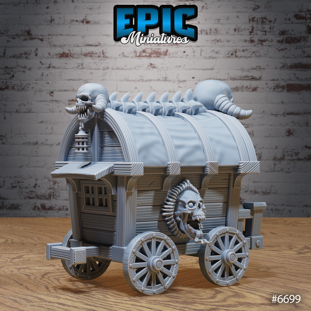 #6699 - Figurine Dark Carriage en résine pour JDR